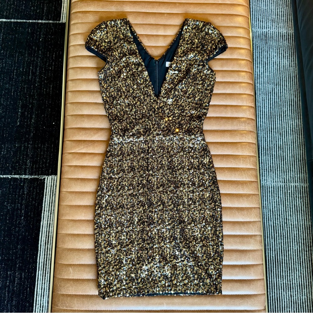 Dress the Population Zoe Bodycon Sequin Mini Dress - Picture 5 of 8